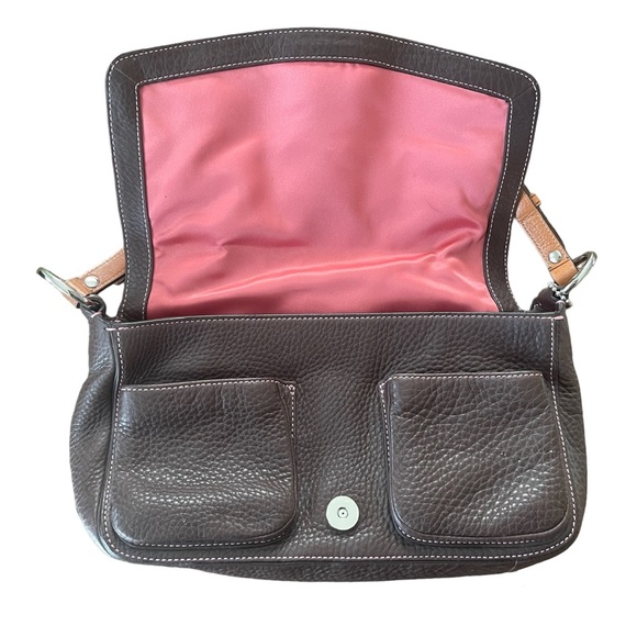 COACH Chelsea Pebble Leather Shoulder Purse - Picture 9 of 11